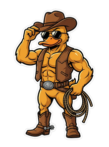 GigaDuck — Cowboy pose