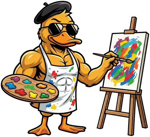 GigaDuck painting