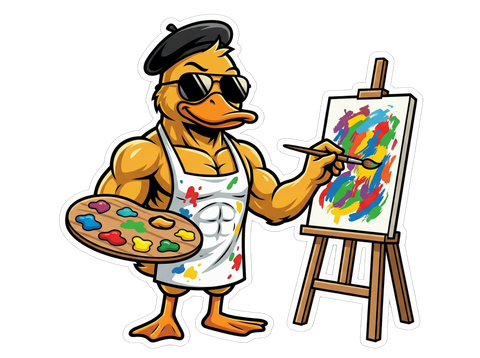 GigaDuck painting