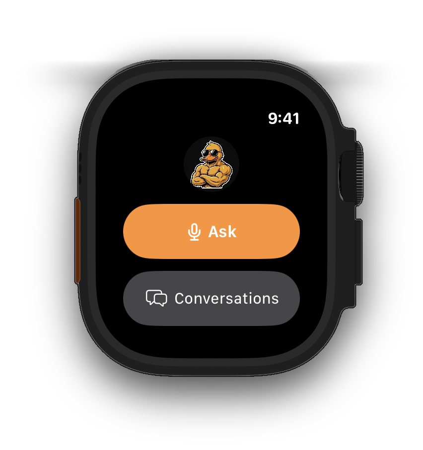 Conduck on Apple Watch.